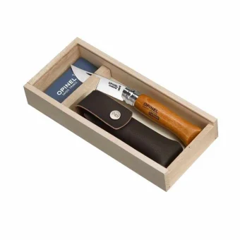 Opinel Νο.08 Σουγιάς Καφέ σε Θήκη 000815