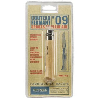 Opinel No.09 Σουγιάς Καφέ 001254