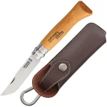 Opinel Νο.08 Σουγιάς Καφέ σε Δερμάτινη Θήκη 1089 - Image 9