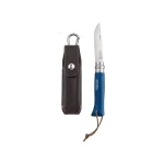 Opinel Νο.08 Σουγιάς Bushwhacker Blue σε Δερμάτινη Θήκη 001891