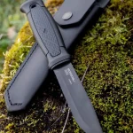Morakniv Garberg BlackBlade (C) Leather Sheath Μαχαίρι Μαύρο σε Δερμάτινη Θήκη 13100 - Image 6
