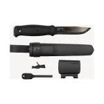 Morakniv Garberg BlackBlade (C) Survival Kit Μαχαίρι Black σε Δερμάτινη Θήκη 13915 - Image 2