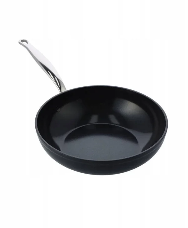 Green Pan Barcelona Pro Wok από Ανοξείδωτο Ατσάλι με Κεραμική Επίστρωση 28cm CC005326-001