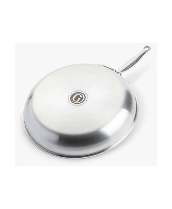 Green Pan Τηγάνι από Ανοξείδωτο Ατσάλι με Κεραμική Επίστρωση 24cm CC003817-001