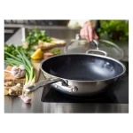 Green Pan Wok από Ανοξείδωτο Ατσάλι 30cm CC003821-001 - Image 5