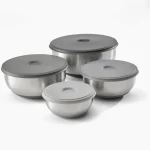 Joseph Joseph Nest Prep&store Σετ Δοχεία Φαγητού Inox Γκρι 4τμχ 95025