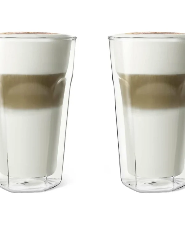 Leopold Vienna Double Walled Σετ Ποτήρια Καφέ/Freddo Γυάλινα Διάφανα 280ml 2τμχ LV01516