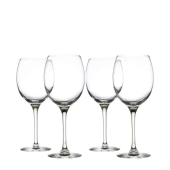 Alessi Σετ Ποτήρια για Κόκκινο Κρασί από Γυαλί 450ml 4τμχ SG119/1S4