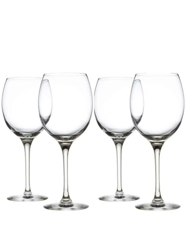 Alessi Σετ Ποτήρια για Κόκκινο Κρασί από Γυαλί 450ml 4τμχ SG119/1S4