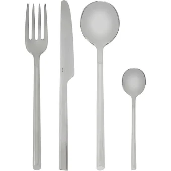 Alessi Clivo Besteckset 24-tlg Silber PU10S24