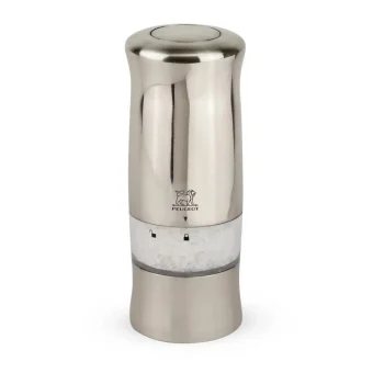 Peugeot Ηλεκτρικός Μύλος Αλατιού Inox σε Γκρι Χρώμα 14cm 24086