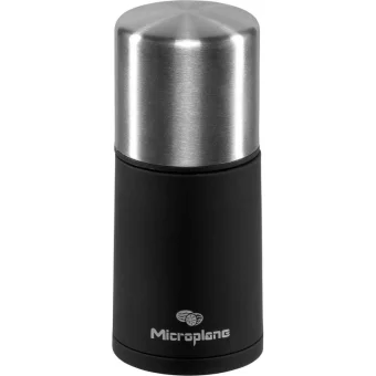 Microplane Χειροκίνητος Μύλος Μπαχαρικών 2 Θέσεων Πλαστικός σε Μαύρο Χρώμα 48960