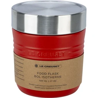 Le Creuset Δοχείο Φαγητού Inox Θερμός Γκρι 500ml 41068120600001