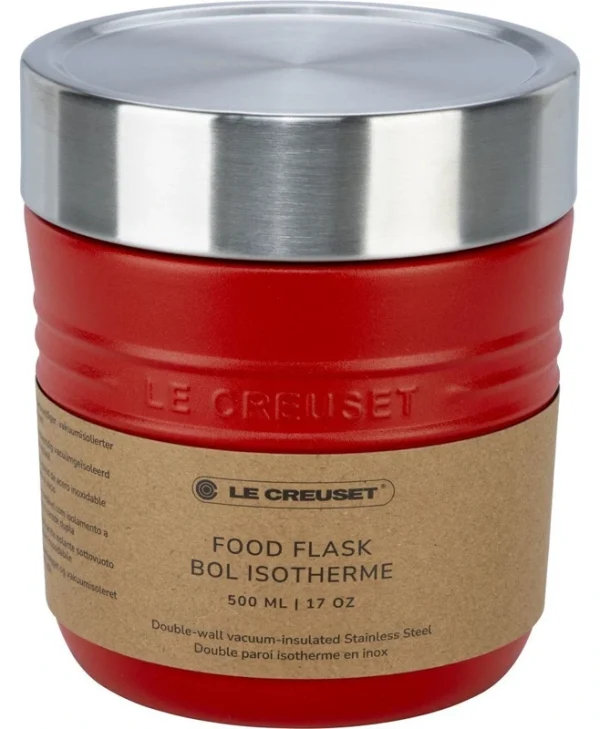 Le Creuset Δοχείο Φαγητού Inox Θερμός Γκρι 500ml 41068120600001