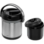 Emsa Mobility Thermal Container Μπουκάλι Θερμός Ανοξείδωτο 1.2lt Ασημί με Καπάκι-Κύπελλο 509244