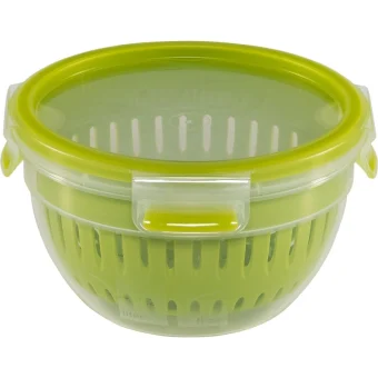 Emsa Clip & Go Fruit Bowl Δοχείο Φαγητού Πλαστικό Διάφανο 1.1lt 600577