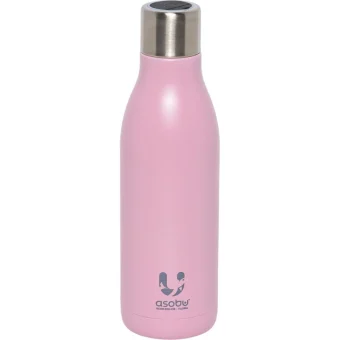 Asobu UV-Light Μπουκάλι Θερμός Ανοξείδωτο 500ml Ροζ UVB17 PINK