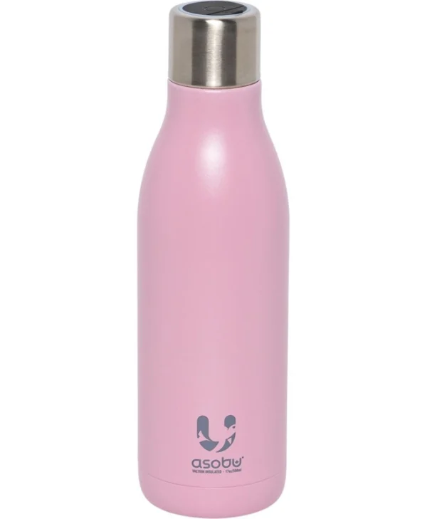 Asobu UV-Light Μπουκάλι Θερμός Ανοξείδωτο 500ml Ροζ UVB17 PINK