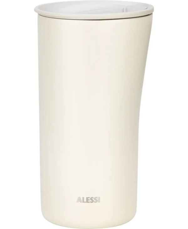 Alessi Buri Ποτήρι Θερμός Ανοξείδωτο 330ml Κρεμ BK01 C