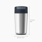 Ποτήρι Joseph Joseph Sipp 81133 454 Ml Χωρίς Bpa Ατσάλι Γκρι - Image 3
