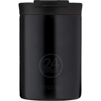 24Bottles Travel Tumbler Δοχείο Φαγητού Inox Θερμός Μαύρο 350ml 000561