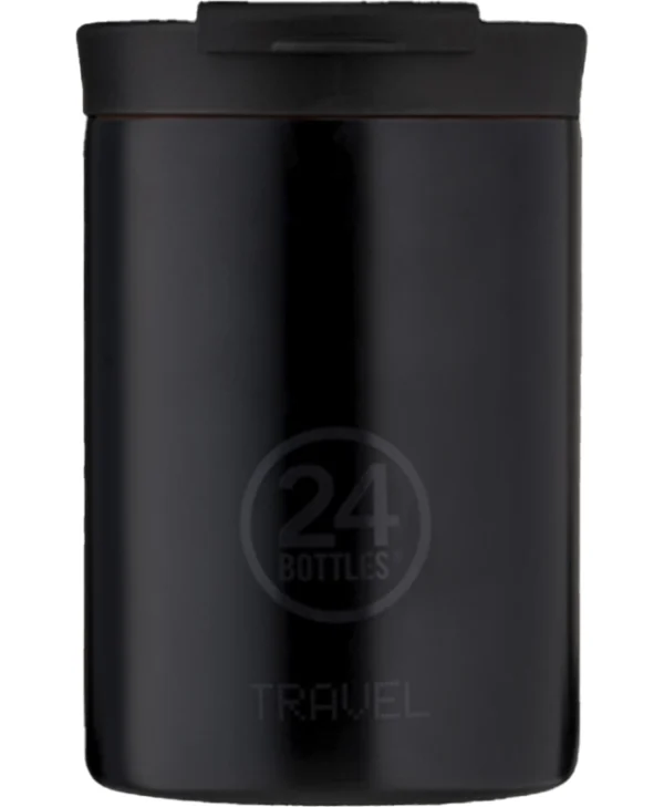 24Bottles Travel Tumbler Δοχείο Φαγητού Inox Θερμός Μαύρο 350ml 000561