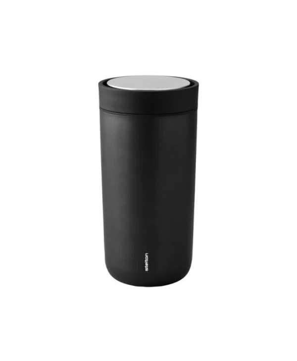 Stelton Ποτήρι Θερμός Ανοξείδωτο 400ml Black Metallic 685-16