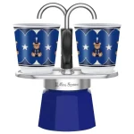 Bialetti Set Mini Express Μπρίκι Espresso Μπλε 0005349 - Image 3