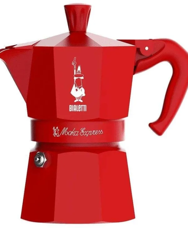 Bialetti Moka Express Μπρίκι Espresso Κόκκινο 0005316