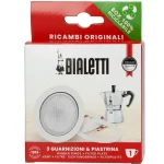 Bialetti Ανταλλακτικό Φίλτρο Καφετιέρας & 3 Φλάντζες για 1 Μερίδα 0800031 - Image 2