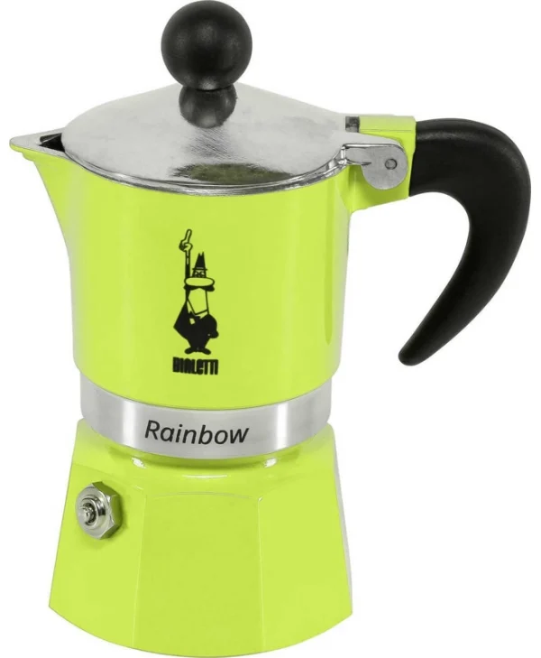 Bialetti Rainbow Μπρίκι Espresso 1cups Πράσινο 4971