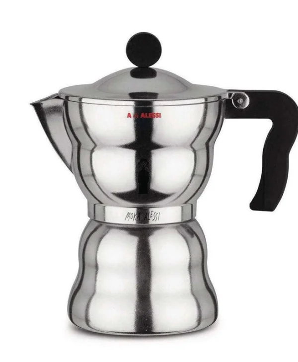 Alessi Μπρίκι Espresso 3cups Ασημί AAM33/3