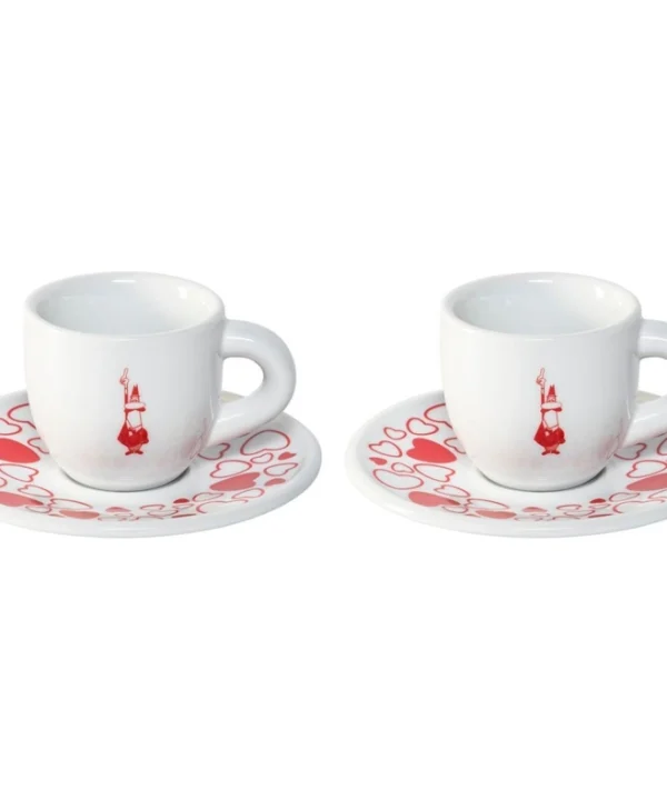 Bialetti Set 2 Μπρίκι Espresso Ασημί Y0TZ021