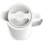Emsa Quick Press Κανάτα Θερμός Γυάλινο 1lt White N4170400 - Image 2