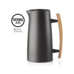 Guzzini Κανάτα Θερμός Ανοξείδωτο 1lt Μαύρο 12560010