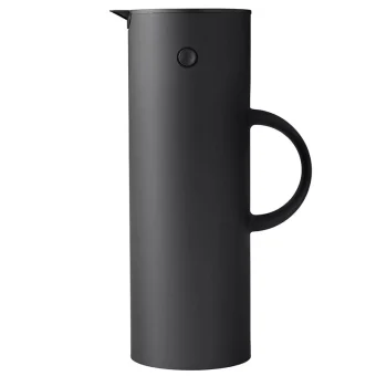 Stelton Κανάτα Θερμός Πλαστικό / Γυάλινο 1lt Matt Black 995-3