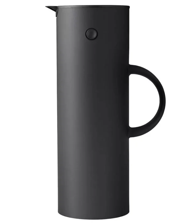 Stelton Κανάτα Θερμός Πλαστικό / Γυάλινο 1lt Matt Black 995-3