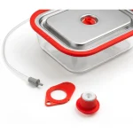 MagicVac Δοχείο Φαγητού Γυάλινο Κόκκινο 2lt ACO1138 - Image 6