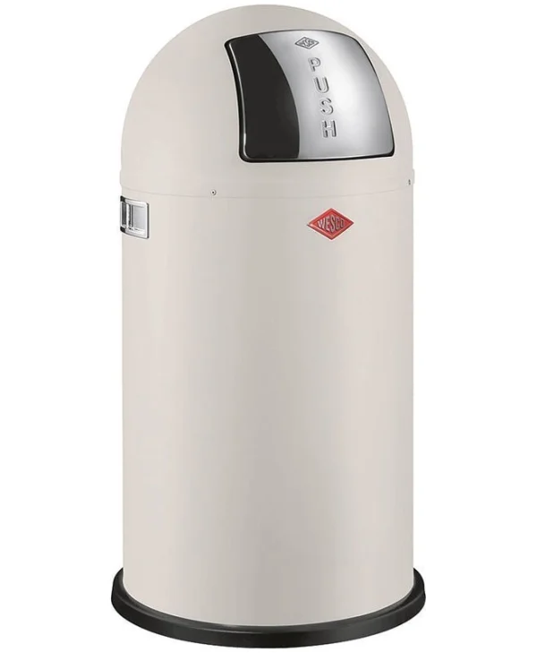 Wesco Κάδος Απορριμμάτων Πλαστικός Λευκός 50lt 112796
