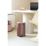 Brabantia Newicon Κάδος Απορριμμάτων Πλαστικός με Πεντάλ Καφέ 12lt 23 40 02 - Image 3