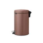 Brabantia Newicon Κάδος Απορριμμάτων Πλαστικός με Πεντάλ Καφέ 12lt 23 40 02 - Image 6