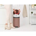 Brabantia Newicon Κάδος Απορριμμάτων Μεταλλικός με Πεντάλ Καφέ 20lt 23 40 26 - Image 5