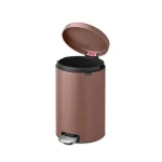 Brabantia Newicon Κάδος Απορριμμάτων Μεταλλικός με Πεντάλ Καφέ 20lt 23 40 26 - Image 8