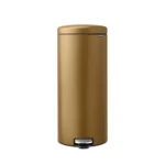 Brabantia Κάδος Απορριμμάτων Μεταλλικός με Πεντάλ Πορτοκαλί 30lt 23 85 81