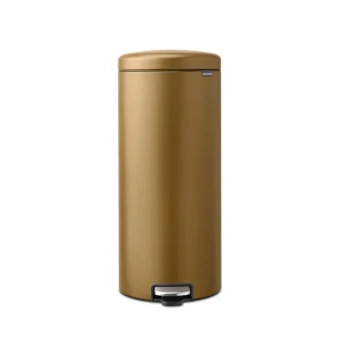 Brabantia Κάδος Απορριμμάτων Μεταλλικός με Πεντάλ Πορτοκαλί 30lt 23 85 81