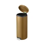 Brabantia Κάδος Απορριμμάτων Μεταλλικός με Πεντάλ Πορτοκαλί 30lt 23 85 81 - Image 2