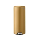 Brabantia Κάδος Απορριμμάτων με Πεντάλ Χρυσός 30lt 23 87 65