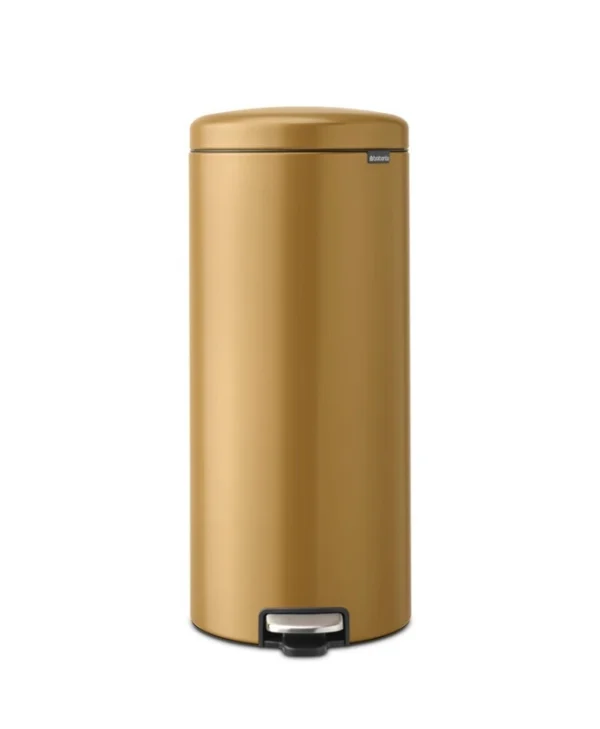 Brabantia Κάδος Απορριμμάτων με Πεντάλ Χρυσός 30lt 23 87 65