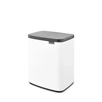Brabantia Bo Κάδος Απορριμμάτων Πλαστικός Λευκός 12lt 22 24 67