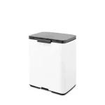 Brabantia Bo Κάδος Απορριμμάτων Πλαστικός Λευκός 12lt 22 24 67 - Image 4